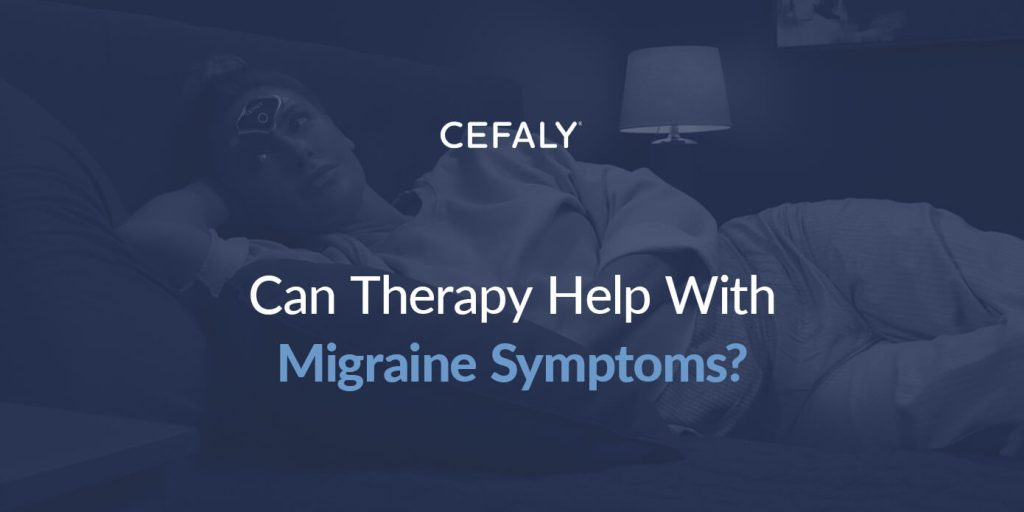 can therapy help with migraine symptoms