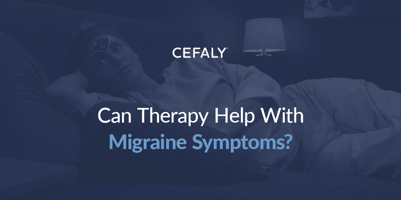 can therapy help with migraine symptoms