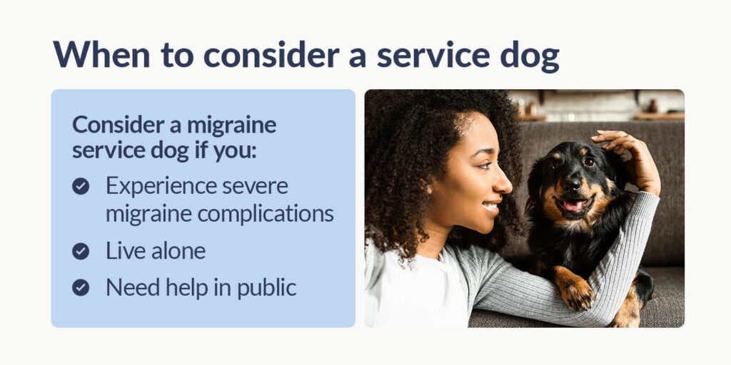 When to consider a service dog for migraine