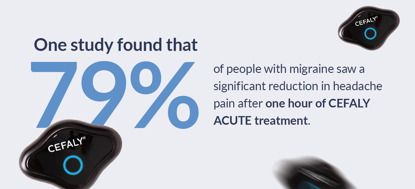 Try CEFALY for migraine relief
